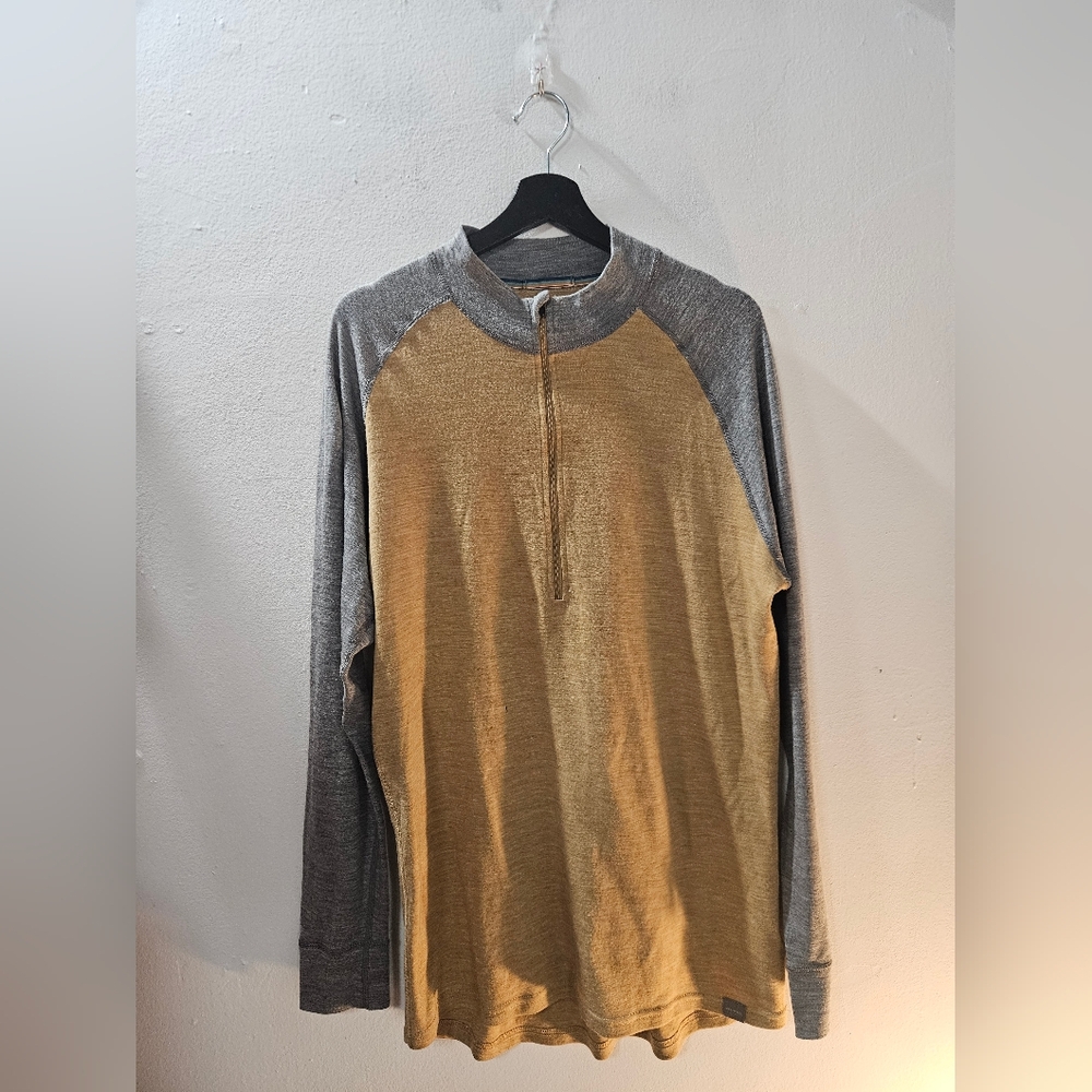 Meriwool Baselayer 250g Merino Wool 1/2 Zip Long Sleeve